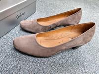 Gabor comfort Pumps Nubuk grau (fumo) Gr. 7 (40,5) Weite G  *NEU* Baden-Württemberg - Untereisesheim Vorschau
