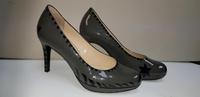 Högl Pumps grau Lack Unikat schwarz Gr.36, 3 1/2 Bayern - Fischach Vorschau