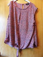 Bluse 46 Rosa orange Blumen C&A Business Dortmund - Hombruch Vorschau