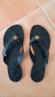TORY BURCH  - Gr.37 Neuwertige dunkelblaue Sandalen Zehentrenner Baden-Württemberg - Remshalden Vorschau