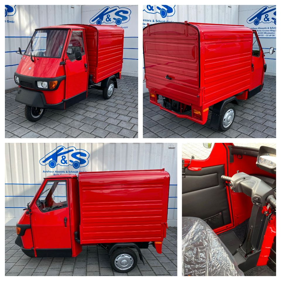 Piaggio APE 50 Kasten - Neuwagen!  - Sofort - Drosselbar 25 km/h! in Wiesbaden