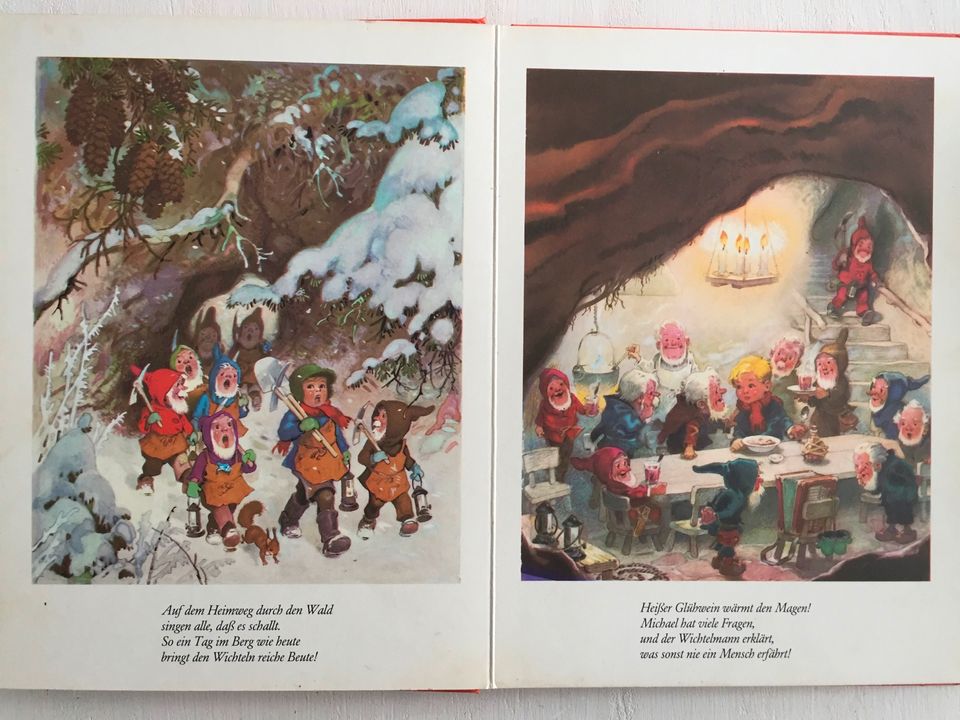 Buch Winter Weihnachten Wichtel Wichtelwald Vintage 70er 80er in Gallmersgarten