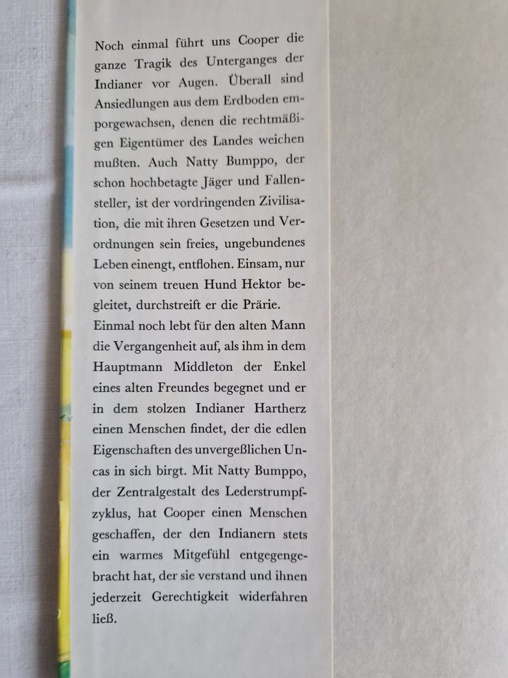 Die Prärie von James Ferimore Cooper _ Jugendroman _ 1972 in Radeberg