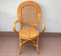 Vintage Boho Rattan Korb Bambus Stuhl ca. 1970er/1980er Scandi Rheinland-Pfalz - Nieder-Olm Vorschau