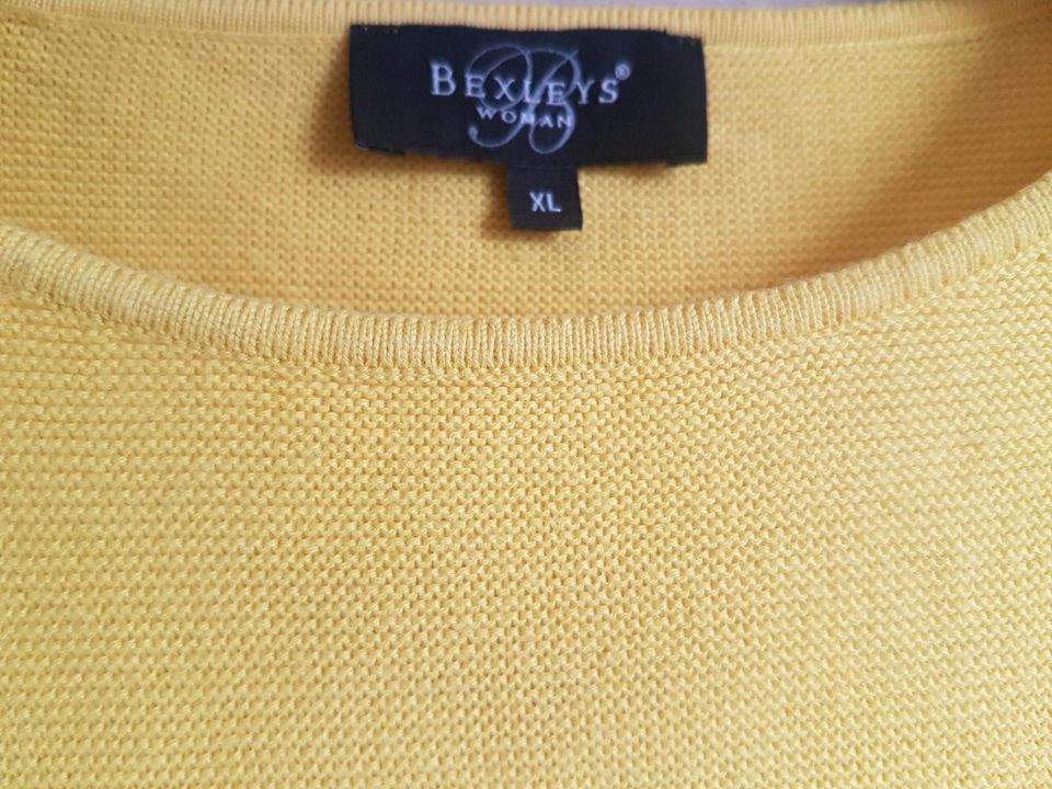 Damen Pullover Gr Xl gelb in Niedenstein