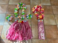 2 Kostüme - Hawaii Kinder Röcke Rosa mit Blumen Hawaiiset Nordrhein-Westfalen - Rhede Vorschau
