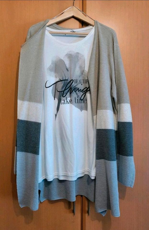 Damen Long Strickjacke/T-shirt in Lindern (Oldenburg)