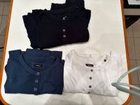 3 Henley-Shirt Walbusch schwarz weiß blau langarm Walbusch 56 Nordrhein-Westfalen - Neuss Vorschau