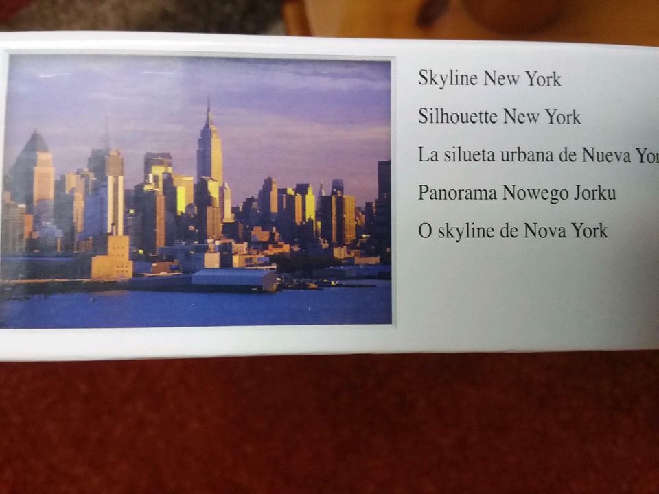 Puzzle Silhouette New York Skyline 1000Teile in Vitte