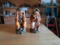 Denker Pärchen holzgeschnitzt Holzfigur Bayern - Gachenbach Vorschau