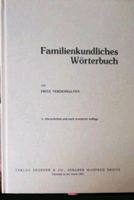 Familienkundliches Wörterbuch , Fritz Verdenhalven, Genealogie, Hessen - Rabenau Vorschau