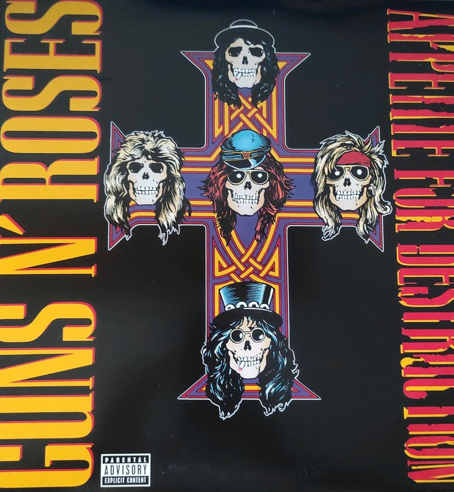 Guns N' Roses Schallplatte  Appetite For Destruction in Rüsselsheim