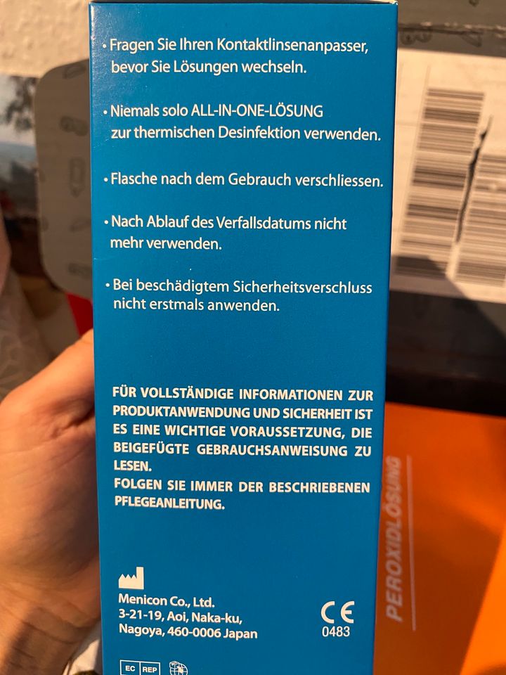 solo All-In-One-Lösung Kontaktlinsen 2 Flaschen meineLinse OVP in Hamburg