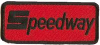 31 Speedway Aufnäher rot mit Schriftzug Speedway Restposten Nordrhein-Westfalen - Leopoldshöhe Vorschau