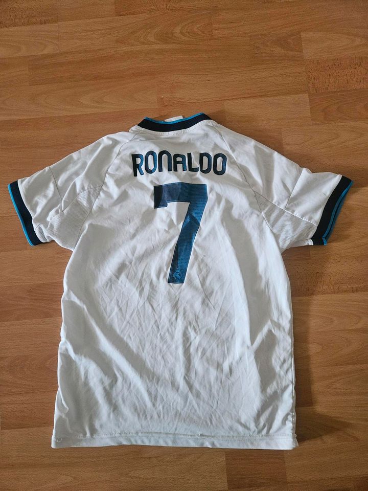 Cristiano Ronaldo Real Madrid Trikot 7 Bwin Gr. S weiß HOME in Mannheim