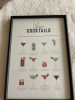 Bild Küche trendig Cocktails gerahmt 31 x 22 cm Bayern - Frensdorf Vorschau