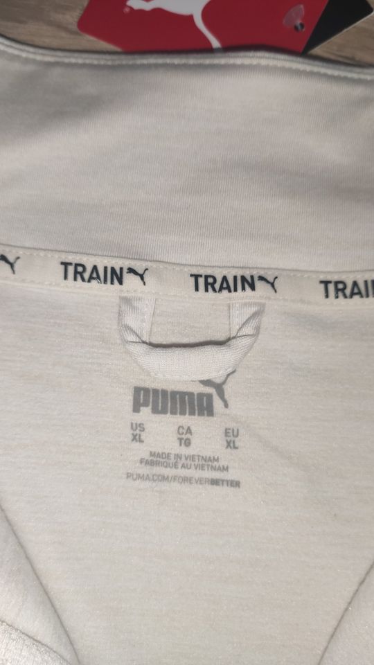 PUMA Cloudspun crop leichtes Shirt beige L XL NEU in Saarbrücken