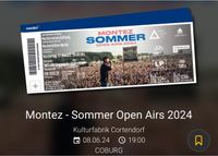2 Konzertkarten Montez in Coburg (08.06.2024) Sachsen-Anhalt - Naumburg (Saale) Vorschau