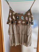 Neu Italy Boutique Ware Traum Trägerchen Top Pailletten Paisley M Baden-Württemberg - Stutensee Vorschau
