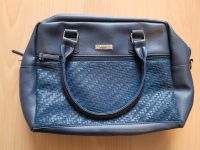 Tasche NEU, Handtasche Lederoptik, blau mit Muster & Gurt Bayern - Karlsfeld Vorschau