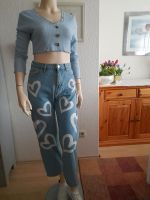 Outfit 80er Jahre, Jeans und Oberteil Gr M/38 Schleswig-Holstein - Meyn Vorschau