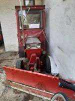 Gutbrod Traktor mit Schnee Schild Bayern - Bernried Niederbay Vorschau
