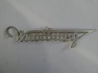 DDR Wartburg Schriftzug Logo Zeichen Schrift Typenschild alu Sachsen - Meerane Vorschau