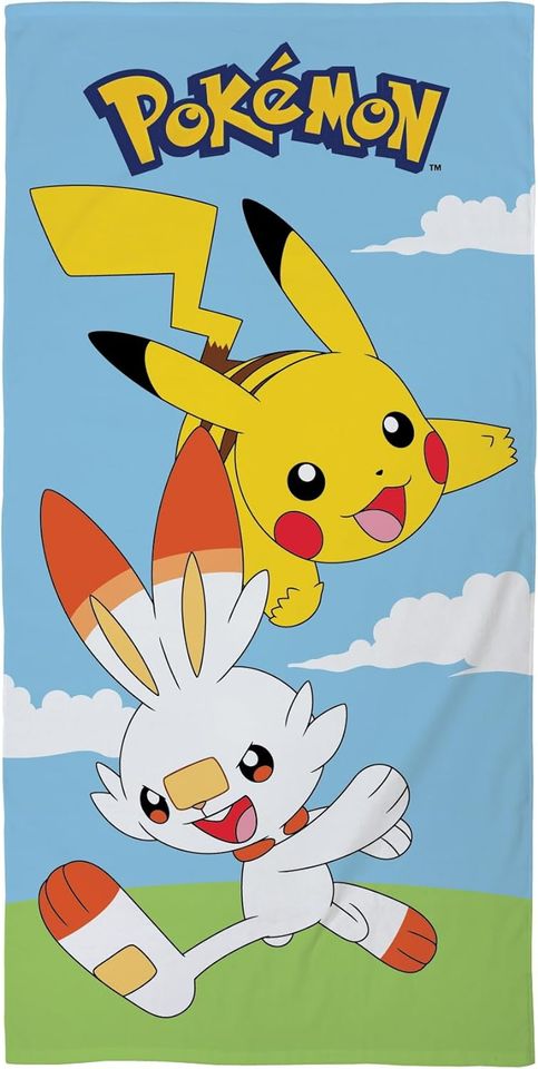 POKEMON PIKACHU Duschtuch Strandtuch Badetuch 70 x 140 cm in Emmerich am Rhein