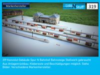 319 Gebäude Spur N Konvolut Bahnhof Bahnsteige Stellwerk gebrauch Hessen - Eschwege Vorschau