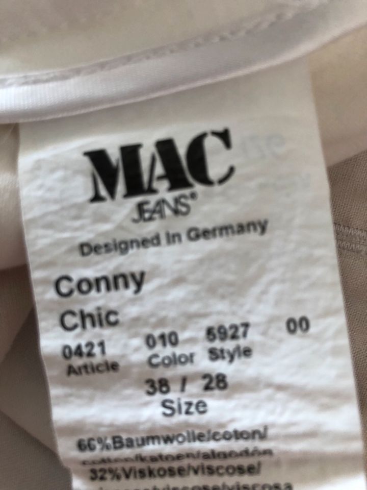 Mac Jeans ConnyChic Stretch-Hose 66% Baumwolle Size 38/28 in Oberhausen
