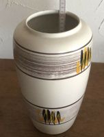 Bodenvase Vase 32 cm weiß braun gelb 70er Jahre Retro Bayern - Marktheidenfeld Vorschau