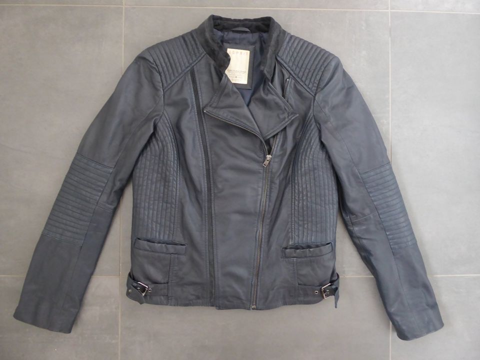 ESPRIT Lederjacke Gr. 40 Leder Kurzjacke Bikerjacke Jacke Leder in Hainburg