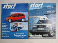 Prospekt Opel Start Magazin ab 1992 / news / Revyn / Magazyn Schleswig-Holstein - Schacht-Audorf Vorschau
