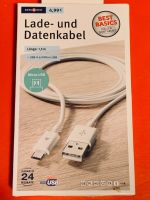 neues 1,50 m USB-Datenkabel (USB-A auf Micro B) für Handy, Digit. Thüringen - Weimar Vorschau