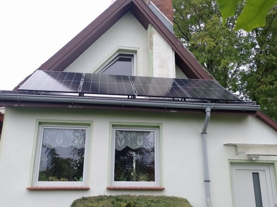 Mini PV Anlage Photovoltaik Photovoltaikanlage montiert in Güstrow