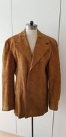 Vintage Lederjacke Unisex in Velourleder Cognacfarben Bayern - Coburg Vorschau