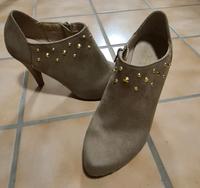 Deichmann Stiefeletten Pumps beige/blau/braun Größe 39 Niedersachsen - Uelzen Vorschau