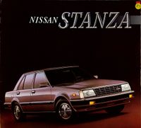 Nissan Stanza - USA - Übergröße - Prospekt 1985 Dresden - Reick Vorschau