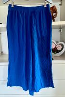 Leichte Sommerhose, 3/4 Beinlänge, royalblau, Größe M Bayern - Obernburg Vorschau