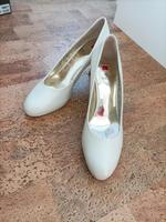 Högl Brautschuhe / weiße High Heels/ perlweiße Schuhe Nordrhein-Westfalen - Rheine Vorschau