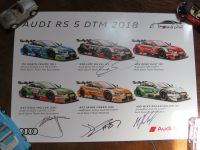 AUDI Poster RS 5 DTM 2018 Autogramme Baden-Württemberg - Heilbronn Vorschau