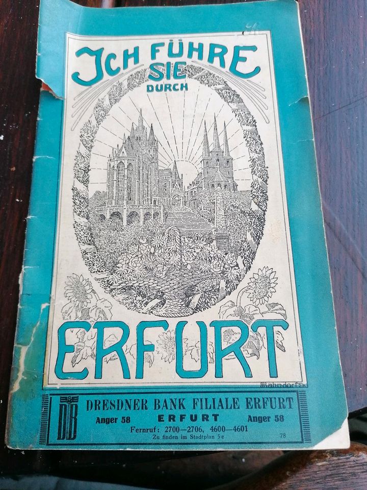 Historisches  Heftchen - Ich führe Sie durch Erfurt in Walschleben