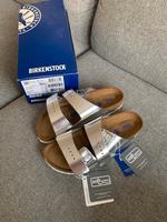 Birkenstock Arizona Silber 38 Hessen - Hainburg Vorschau