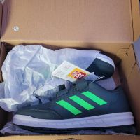 Adidas Turnschuhe grau grün Größe 34 neu OVP Sneaker Sachsen-Anhalt - Salzwedel Vorschau