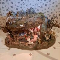 Weihnachtskrippe Rindenkrippe m. Wurzeldach HANDARBEIT Bayern - Zeil Vorschau