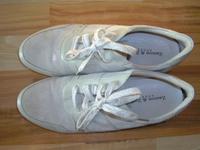 Zanon & Zago Nappa Leder Bequem Schuhe Sneaker Weiß Silber Gr 39 Saarland - Dillingen (Saar) Vorschau