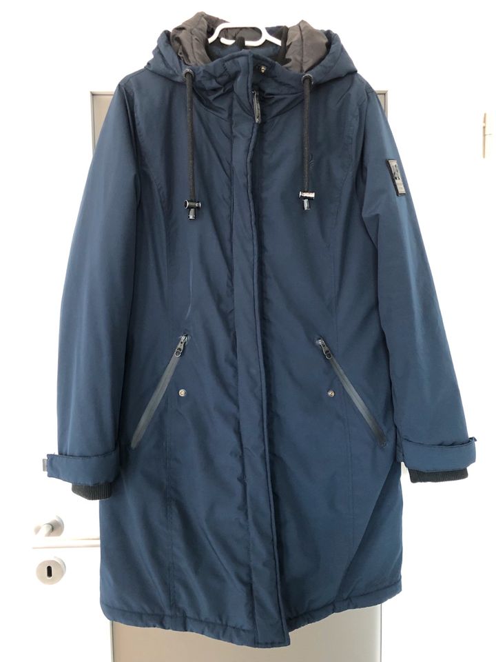 Navahoo Jacke Mantel Winter Gr. L / 42 Letiziaa Marineblau in Regis-Breitingen