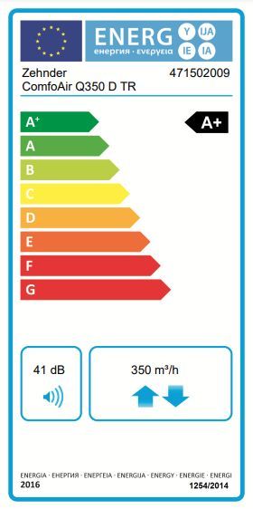 Zehnder - ComfoAir 350 TR - zentrale Lüftungsanlage - 471 502 010 in Deining