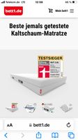 Neue Matratze, Kaltschaum, Bett1, 80x200, 2 Liegehärten weich Kr. München - Ismaning Vorschau