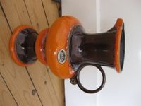 Jasba Keramikvase Bodenvase orange braun 60er 70er Jahre Findorff - Findorff-Bürgerweide Vorschau